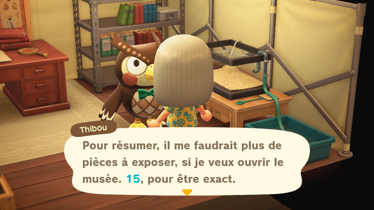 Animal Crossing New Horizons Musée et Thibou, comment le débloquer et